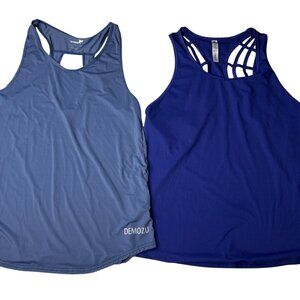 Demozu & 90 Degree By Reflex 2-Pack Womens Racerback Tank Tops  S